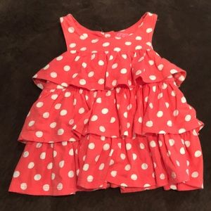 SALE 5/$15💜 Carter's 18M Pink Polka Dot Tank Top